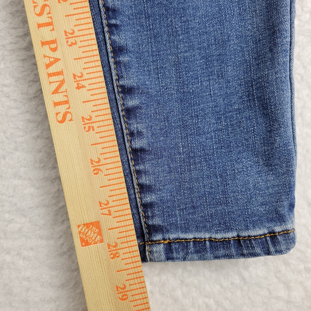 Blank NYC The Bond Mid Rise Skinny Jeans Womens 28 Blue Distressed Stretch Denim - Picture 5 of 11